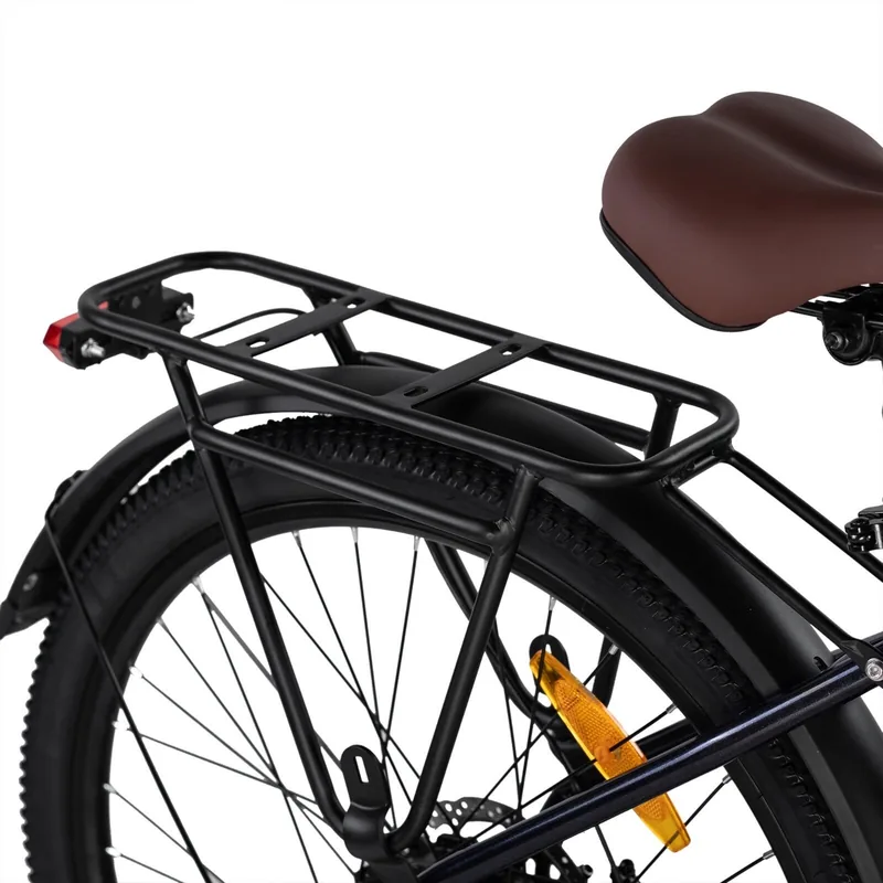 Bagagedrager en achterlicht EB13 stadsfiets