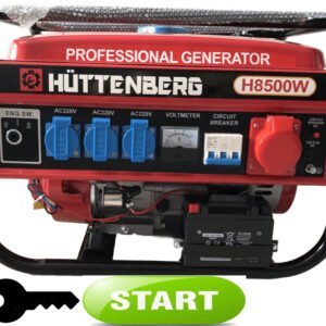 Gasoline Generator , keystart + Battery , 2.5 KW , benzine , noodstroom , groupe électrogène , Cooper Alternator