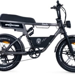 Ape Ryder Jambo - Fatbike - Antraciet Grijs - 20x4.5 inch - Accu 374Wh (48V, 7.8 Ah) - 250W Motor - Shimano 7 Versnellingen - Mechanische Remmen