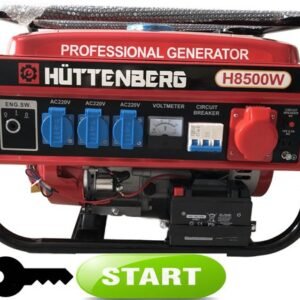 Gasoline Generator , keystart + Battery , 2.5 KW , benzine , noodstroom , groupe électrogène , Cooper Alternator