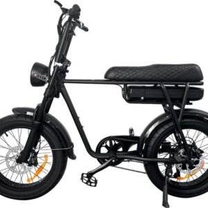 EB2 - Fatbike - Zwart- Elektrische fiets- Elektrsiche Fatbike- 250W- 25km/h