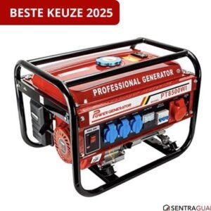 PowerTech PT-8500W: Professionele Benzine Generator 2500W - 2.5kw - aggregaat - Best seller - noodstroom - Sentraguard