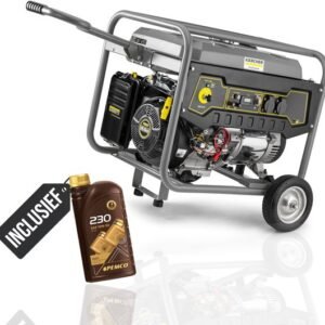 Kärcher PGG3/1 Generator - Aggregaat - 3000W - 4Takt Benzine Stroomgenerator - OHV Motor - Elektrische en Handmatige Start - Solide Palletlevering - incl Olie