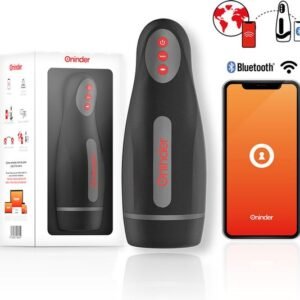ONINDER - SEOUL RECHARGEABLE MALE MASTURBATOR 10 SPEED - FREE APP | MASTUBRATOR VOOR MANNEN | POCKET PUSSY | SEKSSPEELTJES VOOR MANNEN