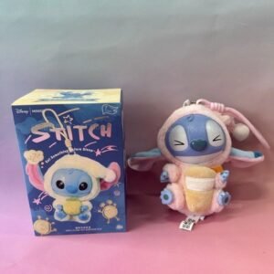 Miniso Stitch pop – Eat Something Before Sleep – Mystery Bag Sleutelhanger / Vinyl Pluche Verrassing
