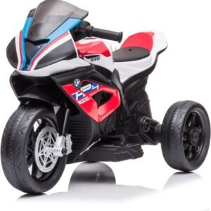 BMW HP4 Mini Bike 6V - Licensed Electric Children's Trike with Sounds and Music - Perfect for Kids 1.5-4 Years - Red