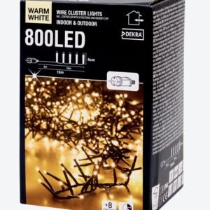 Luxe Kerstverlichting - 15 meter - 800 LED Lampjes - Binnen en Buiten