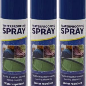 3x Waterdichtspray - waterafstotende spray voor textiel - schoenen en kleding - 3x 300ml