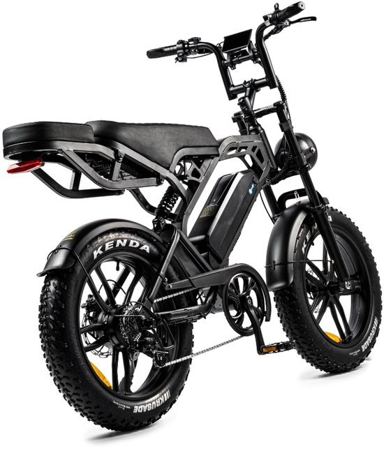 V20 Pro Fatbike zwart 2025 – Elektrische Fatbike – Hydraulische Remmen – 48V 15Ah