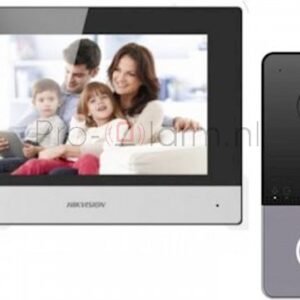 Hikvision - DS-KIS603-P - Villa Intercom Kit - WiFi & Ethernet - Met 7 inch Binnenpost