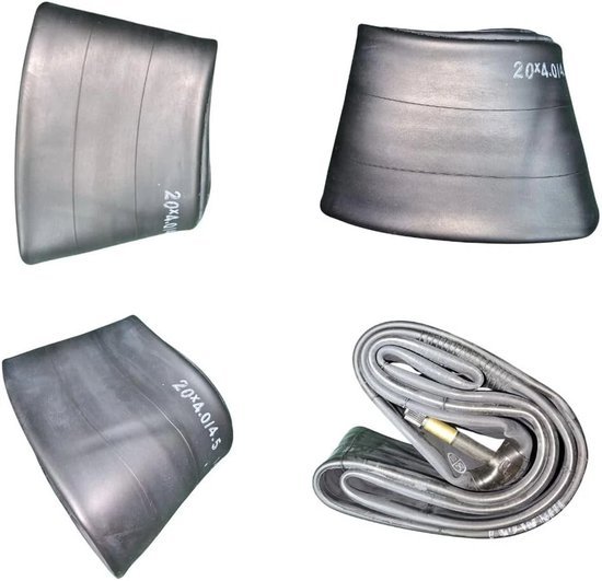 20x4.0 Fatbike banden set met binnenbanden – Heavy duty all-terrain e-bike banden – Lekbestendig (2 stuks) - Black Cat