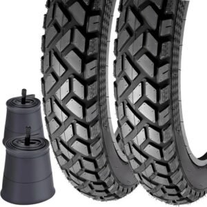 20x4.0 Fatbike banden set met binnenbanden – Heavy duty all-terrain e-bike banden – Lekbestendig (2 stuks) - Black Cat