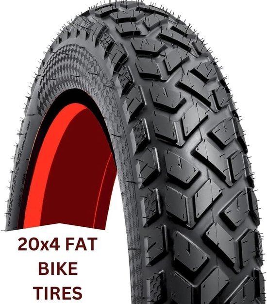 20x4.0 Fatbike banden set met binnenbanden – Heavy duty all-terrain e-bike banden – Lekbestendig (2 stuks) - Black Cat