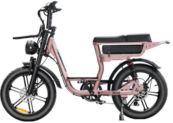 QmWheel V20 Comfort Fatbike - 250W motor - 48V 15Ah accu - Rose Gold 2026