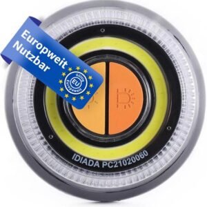 LED Waarschuwingslicht V16 met Zaklamp - Vervangt Gevarendriehoek - EU Goedgekeurd