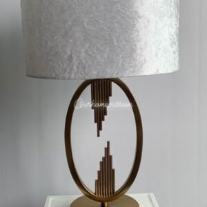 Ringlamp ovaal grafiek eric kuster style matgoud