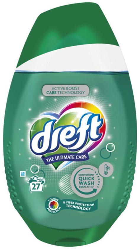 Dreft Quick Wash Green Fiber Protection - 972 ml