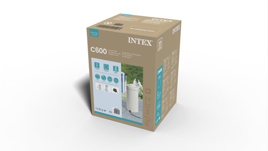 Intex Cartridge Filter Pomp C600 - 600L/u - Voor zwembaden tot 2.271L
