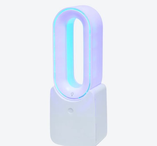 Nor-Tec - bladloze tafelventilator met ledverlichting - Ventilator - Bladeless Fan - Mesloze Ventilator - Draagbare Airco - Oplaadbaar - Luchtkoeler - Airconditioning - Tafelventilator - Zonder Bladen - LED-Display