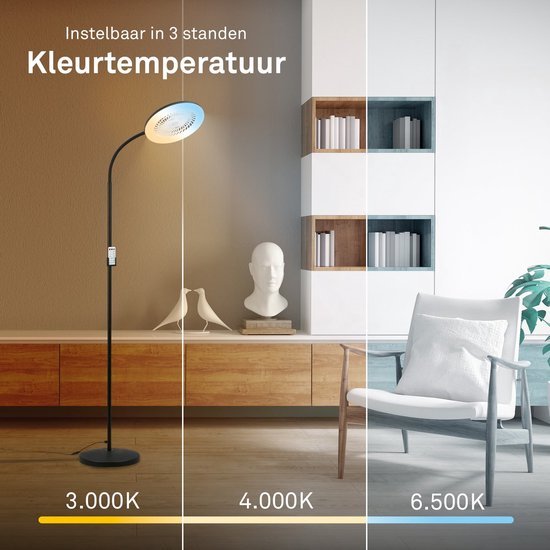 BK staande ventilator met led licht
