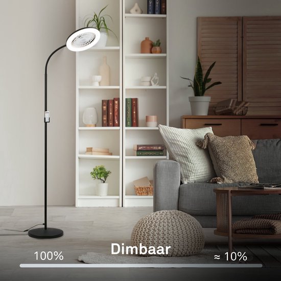 BK staande ventilator met led licht