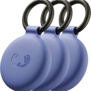 Fresh n Rebel Smart Finder | Airtag Tracker | Objectvinder | Sleutelhanger | Diverse kleuren | Apple & Android | Blauw | Set van 3