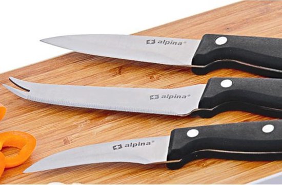 Alpina Luxe Messenset RVS 3-delig
