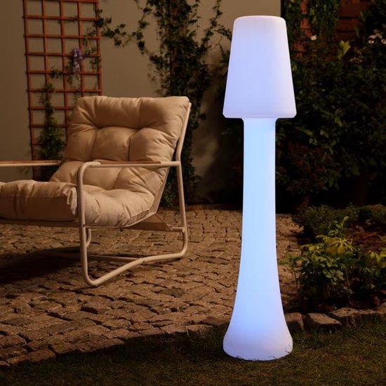 XXL LED Buitenlamp Oplaadbaar - 16 Kleuren RGB + Warm Wit - Dimbaar - IP44 Waterbestendig - Inclusief Afstandsbediening - Binnen & Buiten